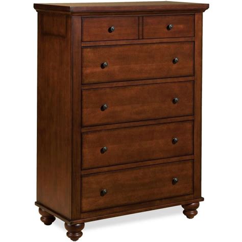 chest brown cherry finish rf id 0002038222|Aspenhome Cambridge Chest .